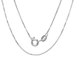 Box Chain - Super-lightweight - .8mm - Sterling Silver